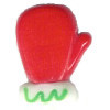 15x21mm Lampwork Glass SANTA MITTEN Bead