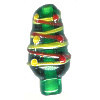 11x18mm Lampwork Glass CHRISTMAS TREE Bead