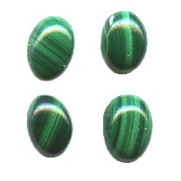 4x6mm Malachite OVAL CABOCHONS