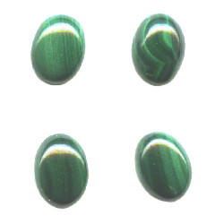 5x7mm Malachite OVAL CABOCHONS