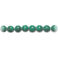 4mm Malachite ROUND Beads