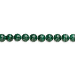 6mm Malachite ROUND Beads