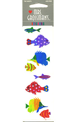 Mrs. Grossman® *Opal Small Fish* STICKERS