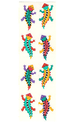 Mrs. Grossman® (Circa 1996) *Southwest Geckos* STICKERS