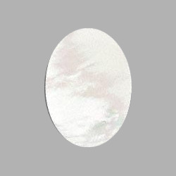 18x25mm White Mother of Pearl OVAL CABOCHON