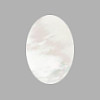 18x25mm White Mother of Pearl OVAL CABOCHON