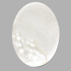 30x40mm White Mother of Pearl OVAL CABOCHON