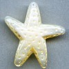 45mm Mother of Pearl carved STARFISH Pendant/Focal Bead