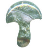 40x52mm Moss Agate MUSHROOM Pendant/Focal Bead