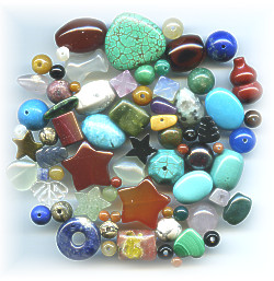2mm to 20mm Natural Gemstone Bead Mix