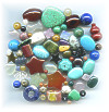 2mm to 20mm Natural Gemstone Bead Mix