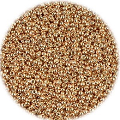 MIYUKI® 11/0 Japanese SEED BEADS - Galvanized Metallic Gold