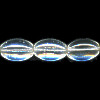 7x11mm Transparent Crystal Pressed Glass OVAL Beads
