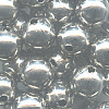 10mm Heavy Nickel-Plated Hollow Brass SMOOTH ROUND Beads