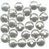7mm Heavy Nickel-Plated Hollow Brass SMOOTH ROUND Beads