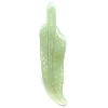 15x60mm New Jade Serpentine FEATHER Pendant/Focal Bead
