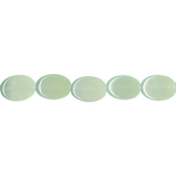 10x14mm New Jade Serpentine OVAL Beads