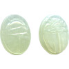 10x13mm New Jade Serpentine SCARAB, BEETLE Beads