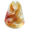 42x56mm Natural Agate Carved EAGLE, HAWK Cabochon Pendant/Focal Bead