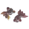 20x25mm Natural Agate GOLDFISH Animal Fetish Beads