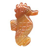 15x32 Natural Agate SEAHORSE Animal Fetish Bead