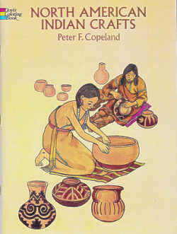 North American Indian Crafts Coloring Book