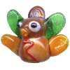 20x25mm Lampwork Glass TURKEY Bead