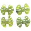 15x18mm Olive New Jade Serpentine BOW Beads