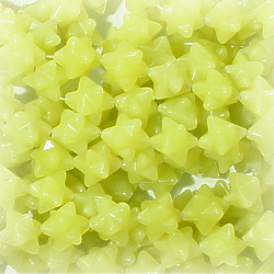 12mm Olive New Jade Serpentine MERKABAH STAR Beads