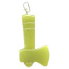 12x26mm Olive Jade Serpentine TOMAHAWK Charm/Pendant - with Loop & Bail