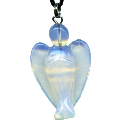 20x32mm Opalite 3-D ANGEL Pendant/Focal Bead