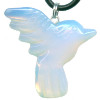 33x35mm Opalite HUMMINGBIRD Pendant/Focal Bead