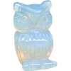 11x20mm Opalite 3-D OWL Animal Fetish Bead