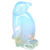 12x22mm Opalite 3-D PENGUIN Animal Fetish Bead