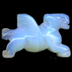 20mm Opalite 3-D PEGASUS Bead