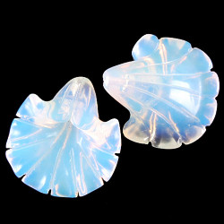 18x19mm Opalite TRUMPET FLOWER Bead