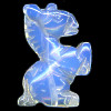 20mm Opalite 3-D UNICORN Bead