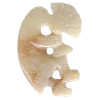 26x40mm Peach Aventurine KOKOPELLI Pendant/Focal Bead