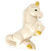 20x35mm Hand Painted Peruvian Ceramic UNICORN Bead