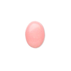 10x14mm Pink Coral OVAL CABOCHON