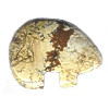 20x30mm Picture Jasper Zuni BEAR Animal Fetish Bead