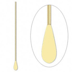 2" (22 gauge) Gold-Plated PADDLE PINS