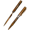 Shedua Wood, Rhodium "Americana" Pen & Letter Opener Set ~ JBC Woodcraft®