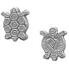 11x15mm Antiqued Pewter Southwest TURTLE Beads