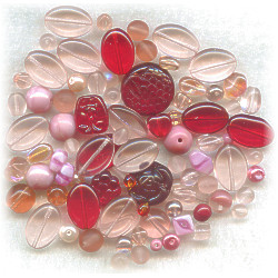 Czech Pressed Glass *ROMANTIC MIX* Bead Assortment