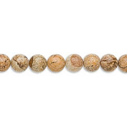 6mm Picture Jasper ROUND Beads