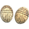 13x18mm Picture Jasper SCARAB, BEETLE Beads