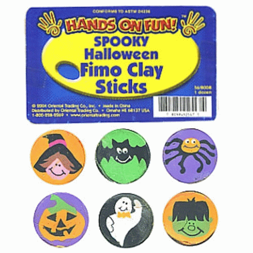 1/2" x 2" Fimo *Spooky Halloween* POLYMER CANES