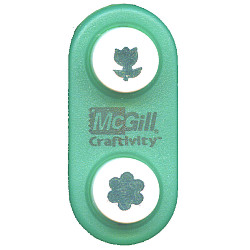 McGill Creativity® 3/8" dia. Two-In-One Mini *Tulip & Flower* Paper PUNCH