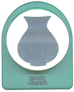 Punch Bunch® 2.25" dia. Super Giant *Wedgewood Vase* Paper PUNCH